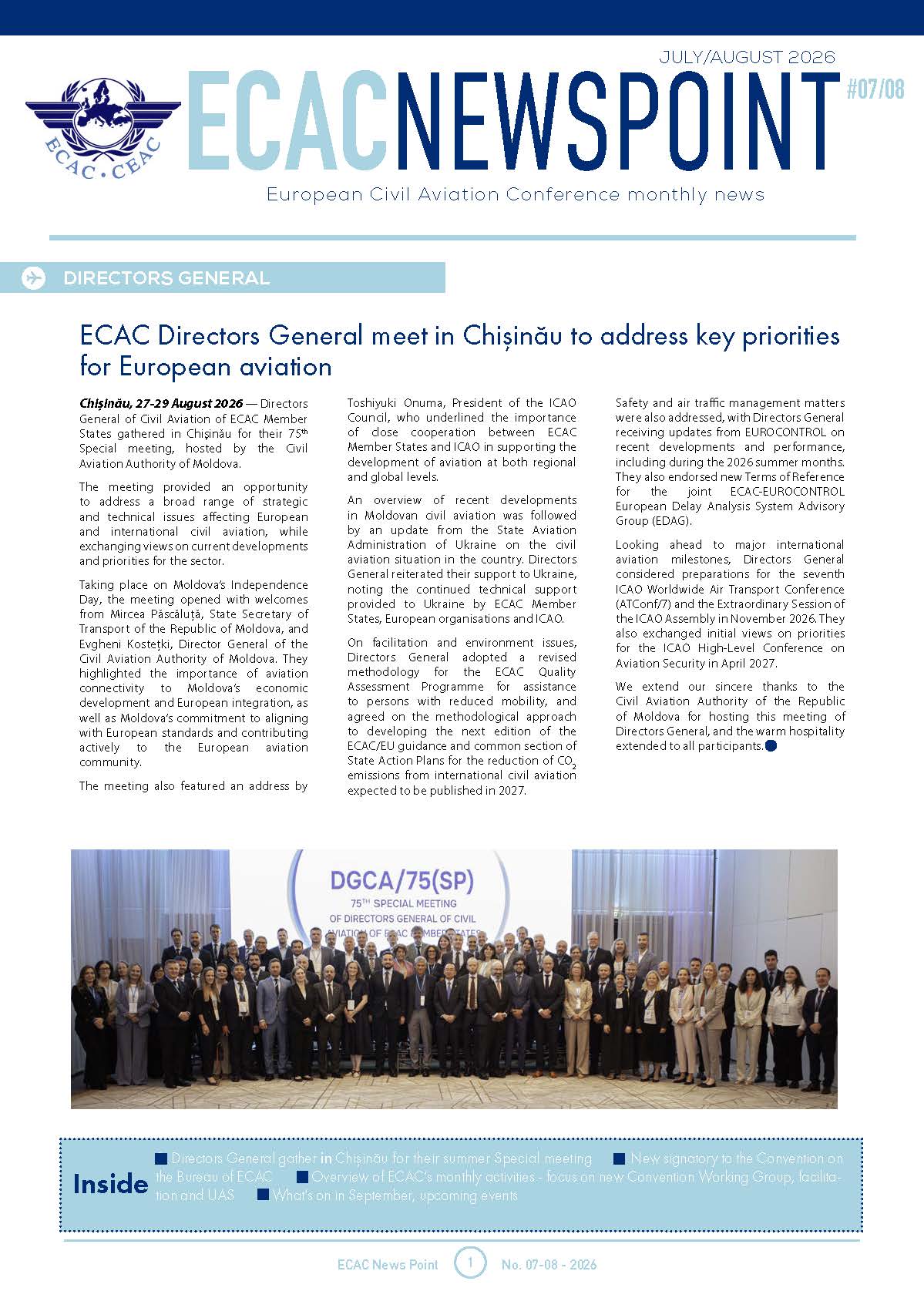 ECAC NewsPoint 2025 07-08 cover